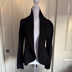 INC Black Cardigan Sweater, Size Medium